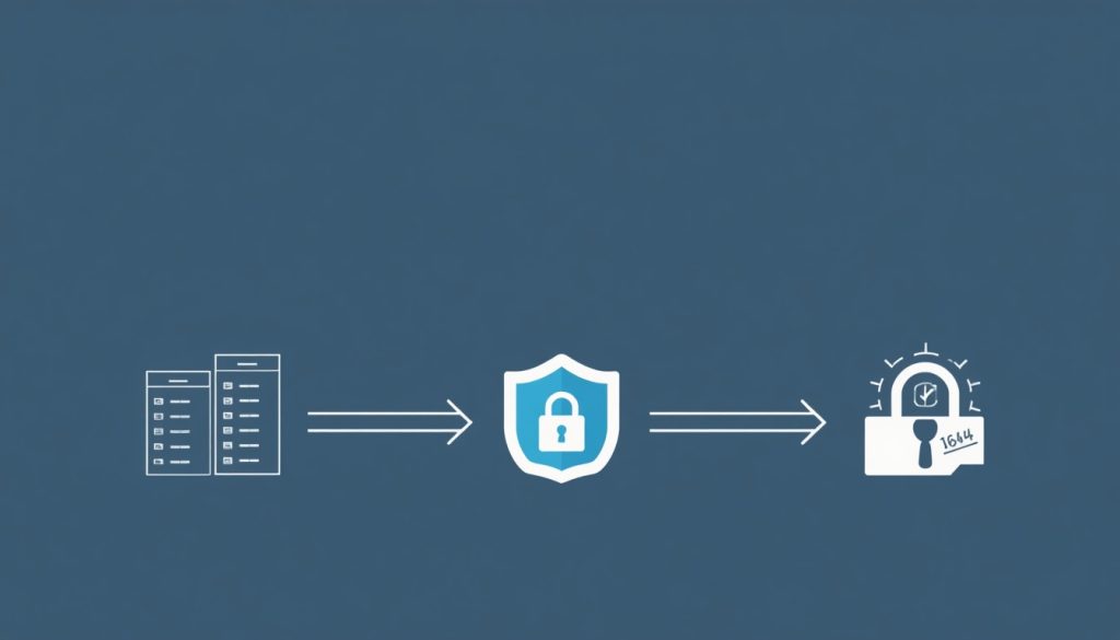 Migrating WooCommerce Without Losing Orders: What Actually Breaks? 2 Concept vector art illustrating secure WooCommerce database transfer and order data preservation